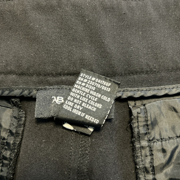 AB Studio Women's Size 10 Black Pants Career Dress Slacks Flat Front Poly Blend - Picture 2 of 8